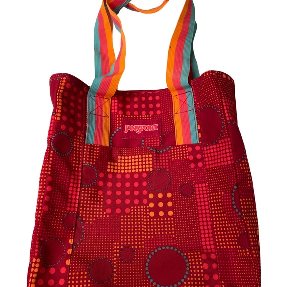 Jansport Red and Orange Women's Tote Bag - Picture 1 of 4